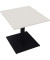 Besprechungstisch communication 810018801, 72cm (H), 80x80cm (BxT), rechteckig, weiß / anthrazit metallic