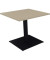 Besprechungstisch communication 810018871, 72cm (H), 80x80cm (BxT), rechteckig, eiche natur / anthrazit metallic