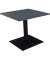 Besprechungstisch communication 810018882, 72cm (H), 80x80cm (BxT), rechteckig, lavagrau / anthrazit metallic