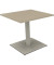 Besprechungstisch communication 810018971, 72cm (H), 80x80cm (BxT), rechteckig, eiche natur / silber