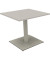Besprechungstisch communication 810018981, 72cm (H), 80x80cm (BxT), rechteckig, lichtgrau / silber