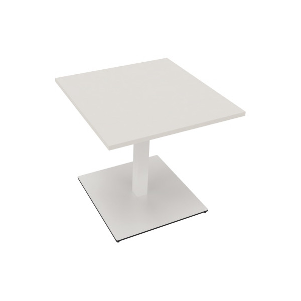 4003969065536 - Besprechungstisch communication 72cm (H) 80x80cm (BxT) rechteckig weiß   weiß 4003969065536 Soennecken