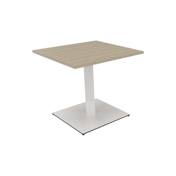 4003969065543 - Besprechungstisch communication 72cm (H) 80x80cm (BxT) rechteckig eiche natur   weiß 4003969065543 Soennecken