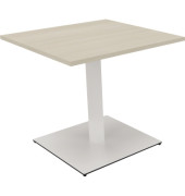 Besprechungstisch communication 810019072, 72cm (H), 80x80cm (BxT), rechteckig, akazie hell / weiß