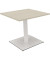 Besprechungstisch communication, 72cm (H), 80x80cm (BxT), rechteckig, akazie hell / wei&szlig;