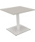 Besprechungstisch communication 810019081, 72cm (H), 80x80cm (BxT), rechteckig, lichtgrau / weiß