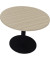 Besprechungstisch communication 810019171, 72cm (H), 100x100cm (BxT), rund, eiche natur / anthrazit metallic