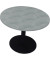 Besprechungstisch communication 810019183, 72cm (H), 100x100cm (BxT), rund, beton hell / anthrazit metallic