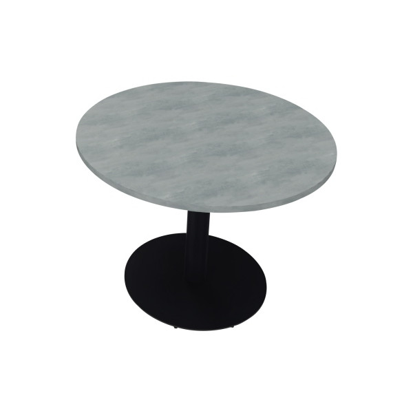 4003969065765 - Besprechungstisch communication 72cm (H) 100x100cm (BxT) rund beton hell   anthrazit metallic 4003969065765 Soennecken