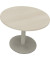Besprechungstisch communication 810019272, 72cm (H), 100x100cm (BxT), rund, akazie hell / silber