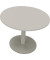 Besprechungstisch communication 810019281, 72cm (H), 100x100cm (BxT), rund, lichtgrau / silber