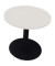 Besprechungstisch communication 810019401, 72cm (H), 80x80cm (BxT), rund, weiß / anthrazit metallic