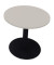 Besprechungstisch communication, 72cm (H), 80x80cm (BxT), rund, lichtgrau / anthrazit metallic
