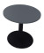 Besprechungstisch communication 810019482, 72cm (H), 80x80cm (BxT), rund, lavagrau / anthrazit metallic