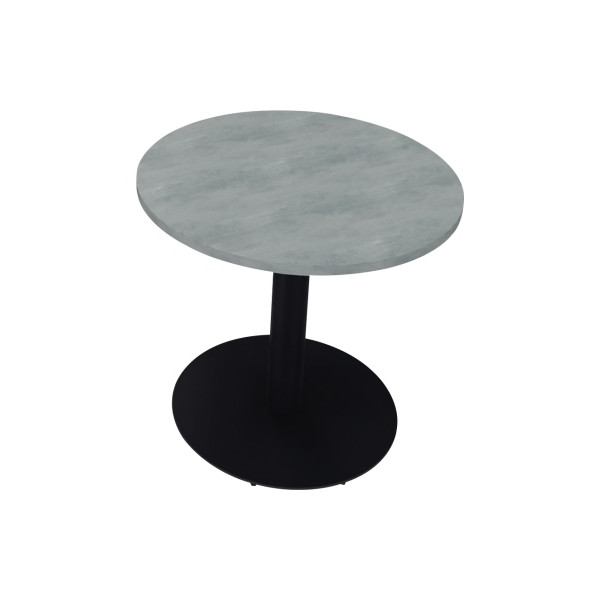 4003969065949 - Besprechungstisch communication 72cm (H) 80x80cm (BxT) rund beton hell   anthrazit metallic 4003969065949 Soennecken
