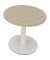 Besprechungstisch communication 810019671, 72cm (H), 80x80cm (BxT), rund, eiche natur / weiß