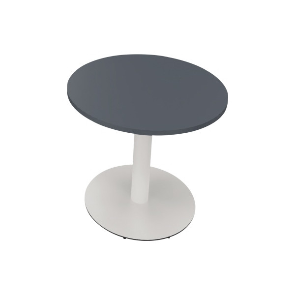 4003969066090 - Besprechungstisch communication 810019682 72cm (H) rund lavagrau   verkehrsweiß 4003969066090 Soennecken