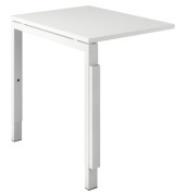 Kabelkanal vertikal f. Rechteckfüße magnetisch Silberaluminium