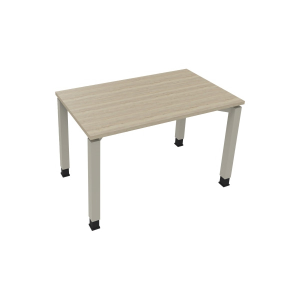 4003969071513 - Schreibtisch All in One 810022171 manuell höhenverstellbar 65-85cm (H) 120x70cm (BxT) rechteckig eiche natur   silberalumini