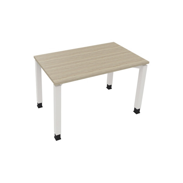 4003969071476 - Schreibtisch All in One 810022271 manuell höhenverstellbar 65-85cm (H) 120x70cm (BxT) rechteckig eiche natur   verkehrsweiß