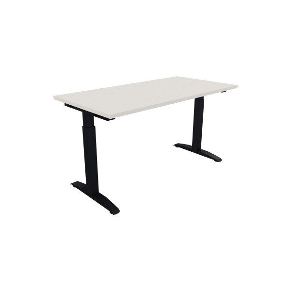 4003969072077 - Schreibtisch All in One 810023501 höhenverstellbar 65-85cm (H) rechteckig diamant weiß   anthrazit metallic 4003969072077 Soe