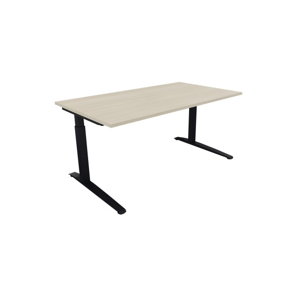 4003969073050 - Schreibtisch All in One 810025072 manuell höhenverstellbar 65-85cm (H) 160x70cm (BxT) rechteckig akazie hell   anthrazit met