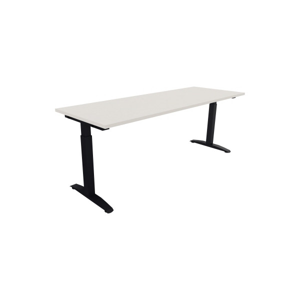 4003969075160 - Schreibtisch All in One 810027701 höhenverstellbar 65-85cm (H) rechteckig diamant weiß   anthrazit metallic 4003969075160 Soe