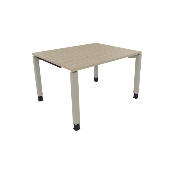 4003969075818 - Schreibtisch All in One 810028771 höhenverstellbar 68-82cm (H) rechteckig eiche natur   silberaluminium 4003969075818 Soennec