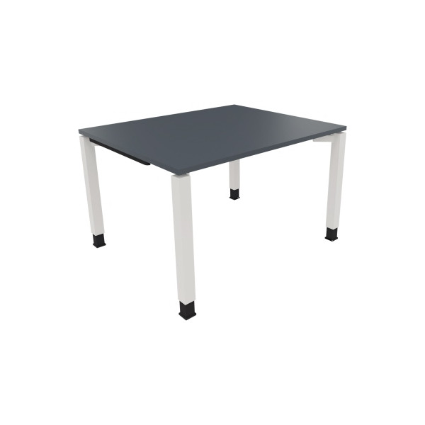 4003969075726 - Schreibtisch All in One 810028882 manuell höhenverstellbar 68-82cm (H) 120x100cm (BxT) rechteckig lavagrau   verkehrsweiß 4