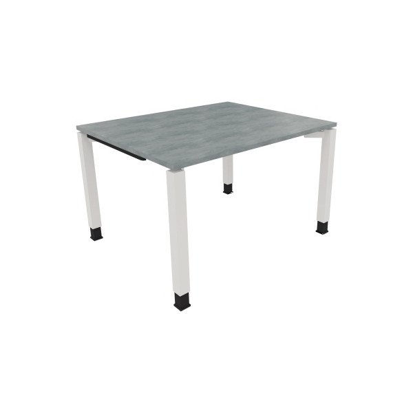 4003969075863 - Schreibtisch All in One 810028883 höhenverstellbar 68-82cm (H) rechteckig beton hell   verkehrsweiß 4003969075863 Soennecken