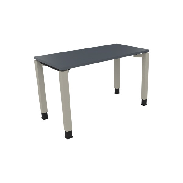 4003969075634 - Schreibtisch All in One 810029082 höhenverstellbar 68-82cm (H) rechteckig lavagrau   silberaluminium 4003969075634 Soennecken