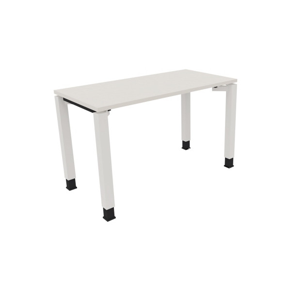 4003969075603 - Schreibtisch All in One 810029101 höhenverstellbar 68-82cm (H) rechteckig diamant weiß   verkehrsweiß 4003969075603 Soennecke