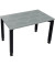 Schreibtisch All in One, manuell höhenverstellbar, 68-82cm (H), 120x70cm (BxT), rechteckig, beton hell / anthrazit metallic