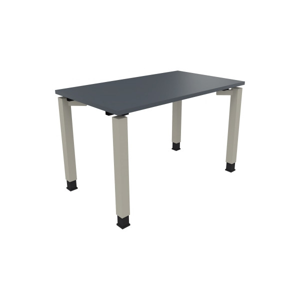4003969076518 - Schreibtisch All in One 810029382 höhenverstellbar 68-82cm (H) rechteckig lavagrau   silberaluminium 4003969076518 Soennecken
