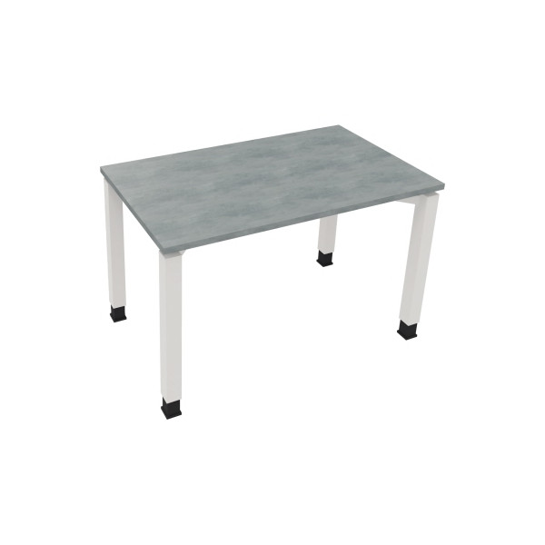 4003969076433 - Schreibtisch All in One 810029483 höhenverstellbar 68-82cm (H) rechteckig beton hell   verkehrsweiß 4003969076433 Soennecken