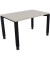 Schreibtisch All in One, manuell höhenverstellbar, 68-82cm (H), 120x80cm (BxT), rechteckig, lichtgrau / anthrazit metallic