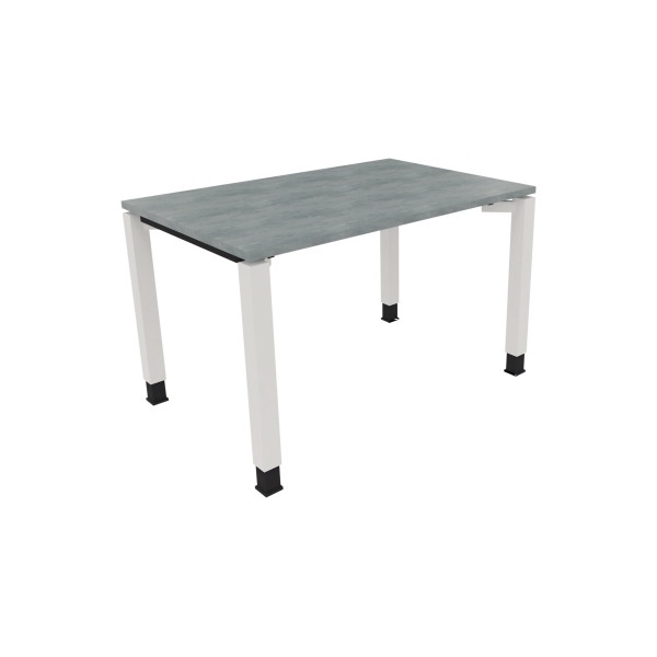 4003969075931 - Schreibtisch All in One 810029783 höhenverstellbar 68-82cm (H) rechteckig beton hell   verkehrsweiß 4003969075931 Soennecken