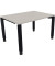 Schreibtisch All in One, manuell höhenverstellbar, 68-82cm (H), 120x90cm (BxT), rechteckig, lichtgrau / anthrazit metallic