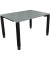 Schreibtisch All in One, manuell höhenverstellbar, 68-82cm (H), 120x90cm (BxT), rechteckig, beton hell / anthrazit metallic