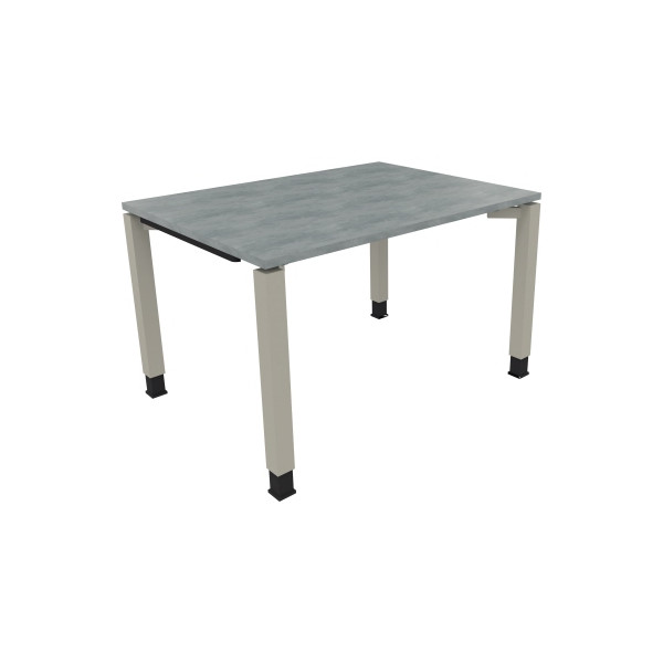 4003969076983 - Schreibtisch All in One 810029983 höhenverstellbar 68-82cm (H) rechteckig beton hell   silberaluminium 4003969076983 Soenneck