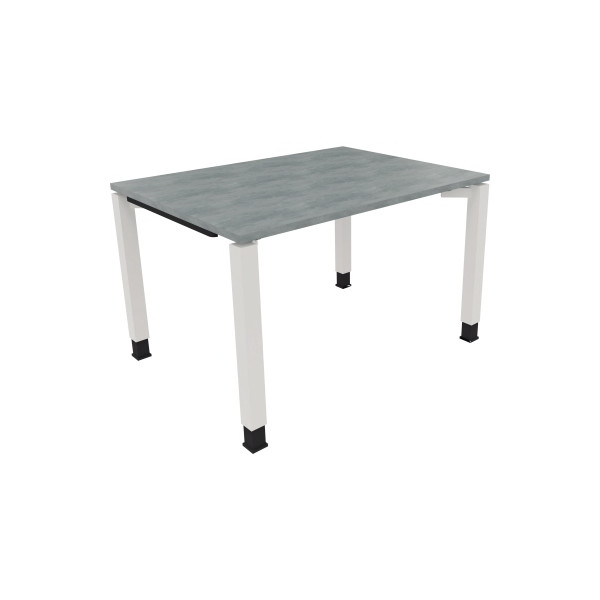 4003969076853 - Schreibtisch All in One 810030083 höhenverstellbar 68-82cm (H) rechteckig beton hell   verkehrsweiß 4003969076853 Soennecken