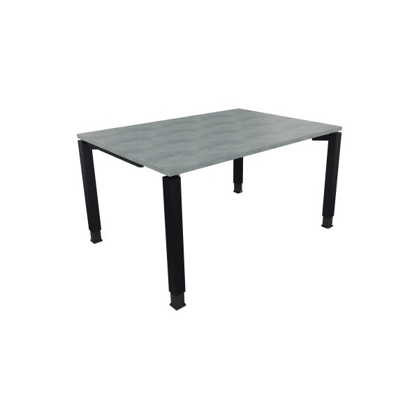 4003969076822 - Schreibtisch All in One 810030183 höhenverstellbar 68-82cm (H) rechteckig beton hell   anthrazitmetallic 4003969076822 Soenne