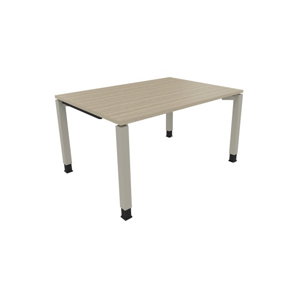 4003969076051 - Schreibtisch All in One 810030271 höhenverstellbar 68-82cm (H) rechteckig eiche natur   silberaluminium 4003969076051 Soennec