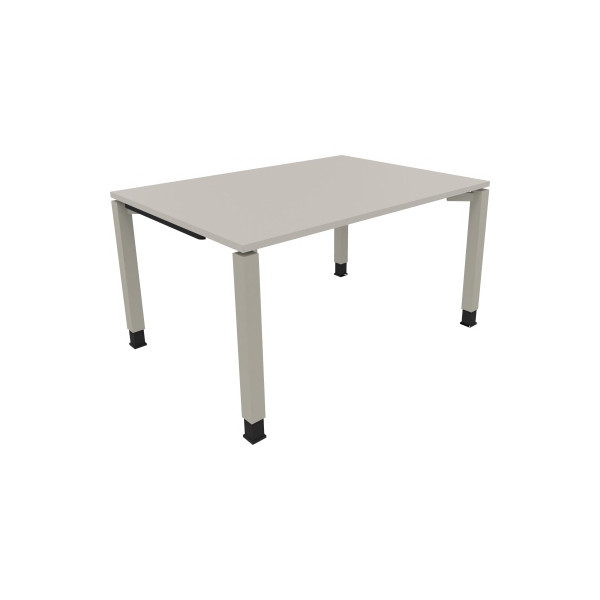 4003969076129 - Schreibtisch All in One 810030281 höhenverstellbar 68-82cm (H) rechteckig lichtgrau   silberaluminium 4003969076129 Soennecke