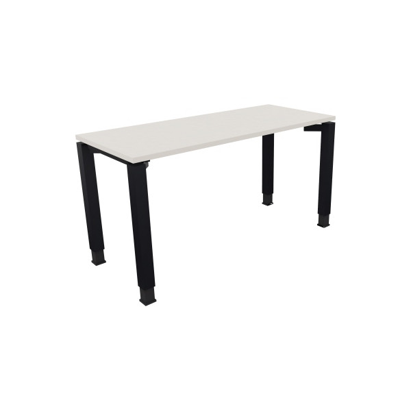 4003969077140 - Schreibtisch All in One 810030401 höhenverstellbar 68-82cm (H) rechteckig diamantweiß   anthrazitmetallic 4003969077140 Soenn