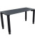 Schreibtisch All in One, manuell höhenverstellbar, 68-82cm (H), 140x60cm (BxT), rechteckig, lavagrau / anthrazit metallic