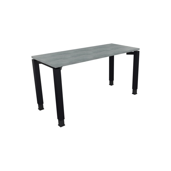 4003969077218 - Schreibtisch All in One 810030483 höhenverstellbar 68-82cm (H) rechteckig beton hell   anthrazitmetallic 4003969077218 Soenne