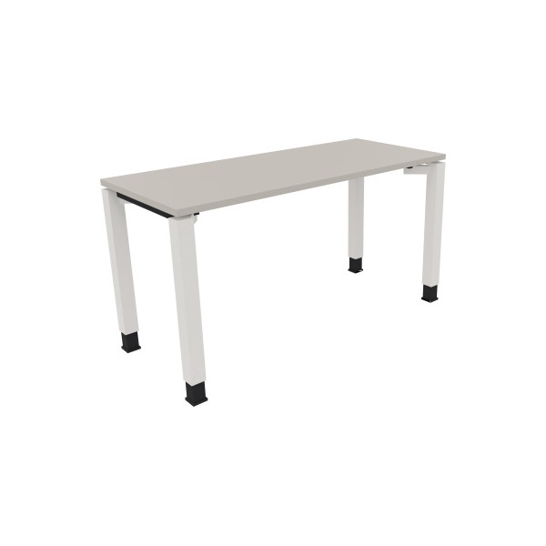 4003969077096 - Schreibtisch All in One 810030681 höhenverstellbar 68-82cm (H) rechteckig lichtgrau   verkehrsweiß 4003969077096 Soennecken