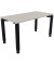 Schreibtisch All in One, manuell höhenverstellbar, 68-82cm (H), 140x70cm (BxT), rechteckig, lichtgrau / anthrazit metallic