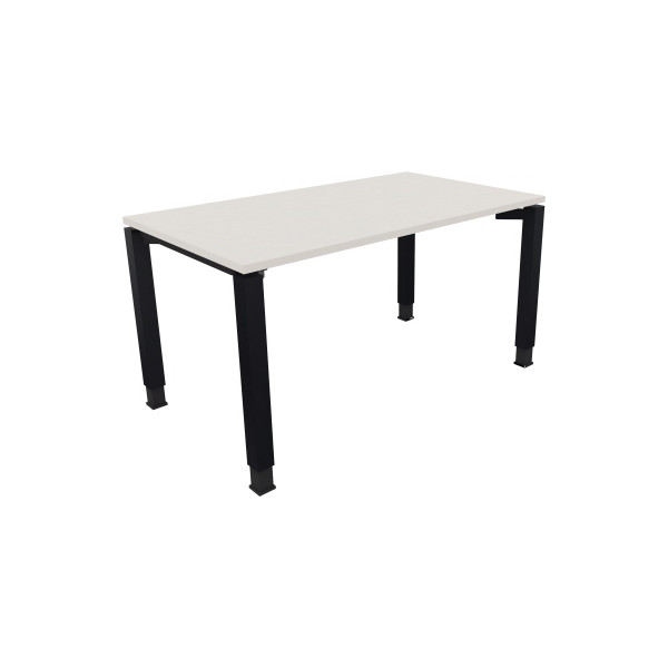 4003969077621 - Schreibtisch All in One 810031001 höhenverstellbar 68-82cm (H) rechteckig diamantweiß   anthrazitmetallic 4003969077621 Soenn